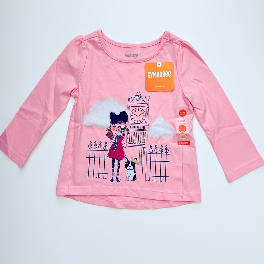NWT Gymboree Pink Long Sleeve Shirt
